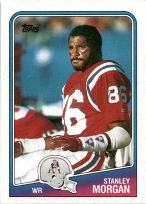 1988 Topps Stanley Morgan #180 New England Patriots - Image 1 of 2