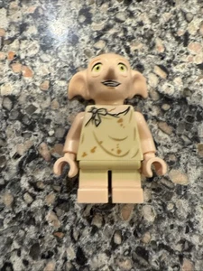 Lego Dobby (Elf) 75968 Light Nougat Open Mouth Smile Harry Potter Minifigure - Picture 1 of 4