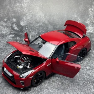 MotorHelix 1/18 Nissan GT-R NISMO R35 2022 All Open Alloy Diecast Model Car Red - Bild 1 von 10