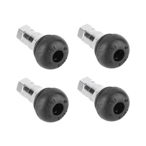 4Pcs Aluminum Alloy Rubber Tubless Wheel Tire Tyre Valve Stem Cap Kit REL - Picture 1 of 10
