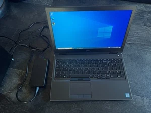 Dell precision 7540 15.6" Laptop, i7-9750H, 16GB Ram, 256GB SSD, Win 10 No BAT - Afbeelding 1 van 9