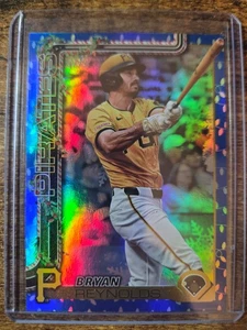 2025 Topps Holiday Bryan Reyolds Blue Metallic Lights #H138 Pittsburgh Pirates - Picture 1 of 2