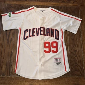 Cleveland Indians Rick Vaughn Jersey Major League Headgear Classics Small - Picture 1 of 9