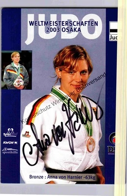 Original Autogramm Anna von Harnier Judo /// Autograph signiert signed signee Ha - Bild 1 von 2