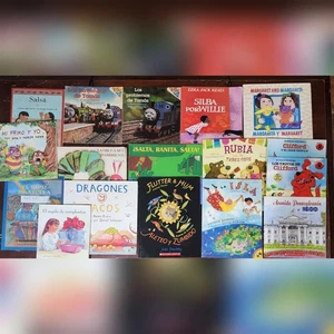 33 SPANISH EASY READER CHILDREN PICTURE BOOK LOT teacher  Homeschool BILINGUAL  - Picture 1 of 4