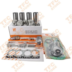 FOR ISUZU forklift engine C190 C240 Engine overhaul rebuild kit - Picture 1 of 3