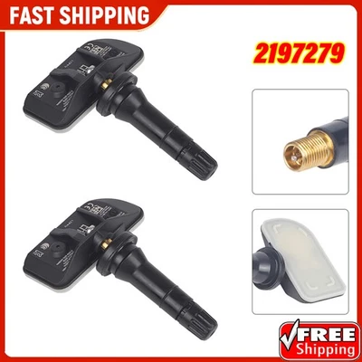 2X Tyre Pressure Monitoring Sensor TPMS For Ford Focus Puma Kuga S-Max 2197279 - Image 1 of 4