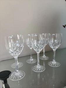 Copas de vino Tay de cristal de Edimburgo 17 cm/6 3/4" magníficas firmadas 1ª - Imagen 1 de 5