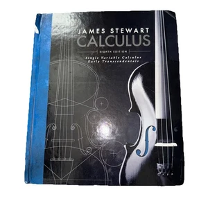 Calculus: Single Variable Calculus Early Transcendentals 8th Ed. by J. Stewart - Picture 1 of 2