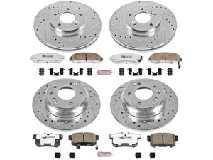 Front and Rear Brake Pad and Rotor Kit For 1999-2001 Acura RL 2000 MQ973WW - Picture 1 of 1