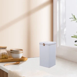 Lata de té de hierro latas con tapas latas de viaje contenedores de almacenamiento - Imagen 1 de 12