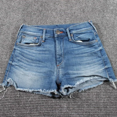 True Religion Women’s Denim Cutoff Shorts – Size 26 – Made in USA - Image 1 of 4