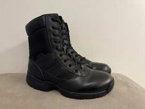 MAGNUM PANTHER 8.0 CREMALLERA LATERAL CUERO COMPLETO Botas de seguridad tácticas COMBAT - UK 11 - Imagen 1 de 22