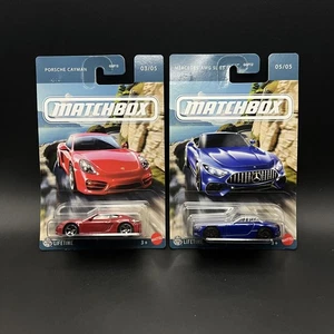 2025 Matchbox GERMANY SERIES | PORSCHE CAYMAN & Mercedes - AMG SL 6 - Bild 1 von 8