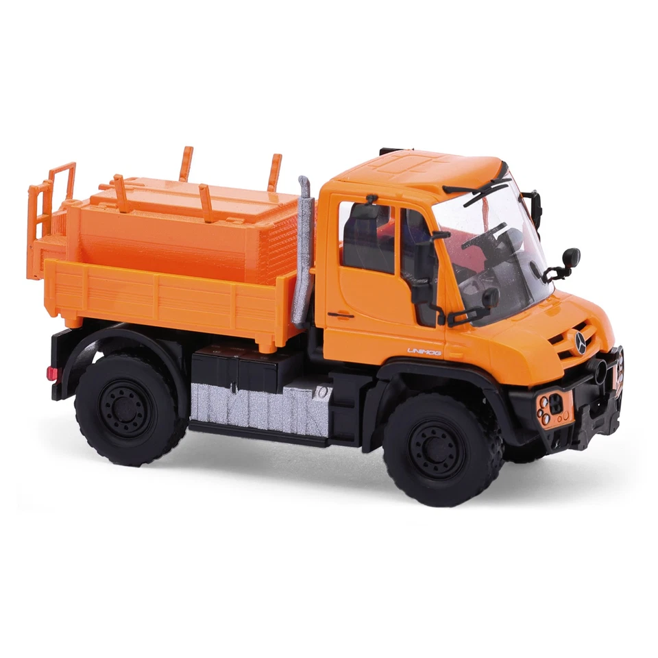 Busch 50932 Mercedes Benz Unimog U430 With Asphalt Thermo Tank HO 1:87 New - Image 1 of 1