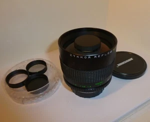 SUPER COMPACT ZYKKOR 300mm F5.6 MIRROR LENS OLYMPUS OM MOUNT (080) - Picture 1 of 8