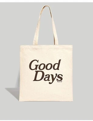 NWT Madewell Good Days Canvas Tote Reuseable Bag - Image 1 of 4