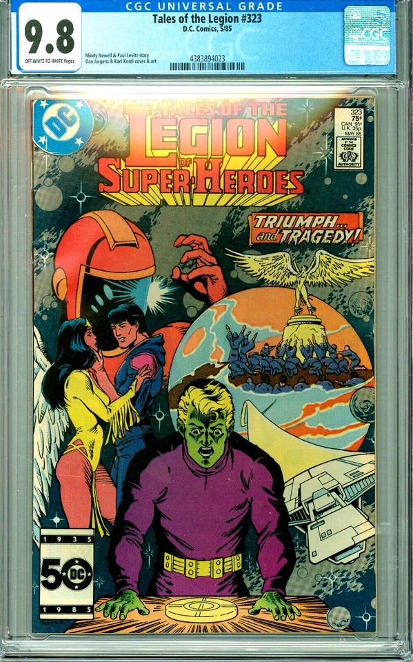 TALES OF THE LEGION 323 CGC 9.8 Copper Age DC COMICS 1985 - Image 1 of 1