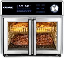26 Quart Digital Air Fryer Oven Grill Deluxe 1700W 22 Smart Presets Smokeless