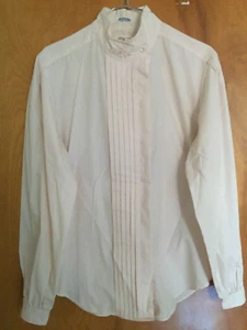 Talbots pleated button down long sleeve blouse 10 - Picture 1 of 3
