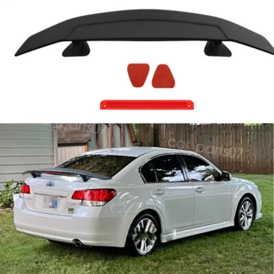 Matte Black 46'' Rear Trunk Spoiler Racing Wing For Subaru Legacy 2010-2023 - Image 1 of 4
