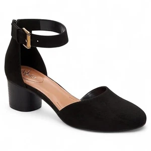 Style & Co. Alinaa Damen-Knöchelriemen Mikroveloursleder runde Spitze (Größe 10) - Bild 1 von 3