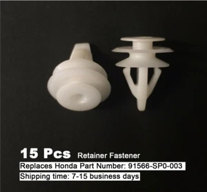 Door Trim Panel Clip Retainer Fastener Rivet Fit Honda 1990-On - Imagen 1 de 3