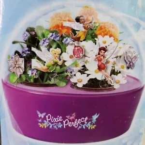 Disney Pixie Hollow Greenhouse Flower Garden Set New In Box - Picture 1 of 8