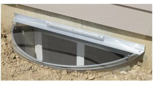 Sloped Heavy-Duty Window Well Cover (40" Width x 16" Length) - Picture 1 of 9
