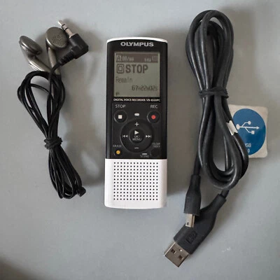 OLYMPUS VN-8500PC Digital Voice Recorder Handheld Memos Dictaphone PC Connection - Image 1 of 4