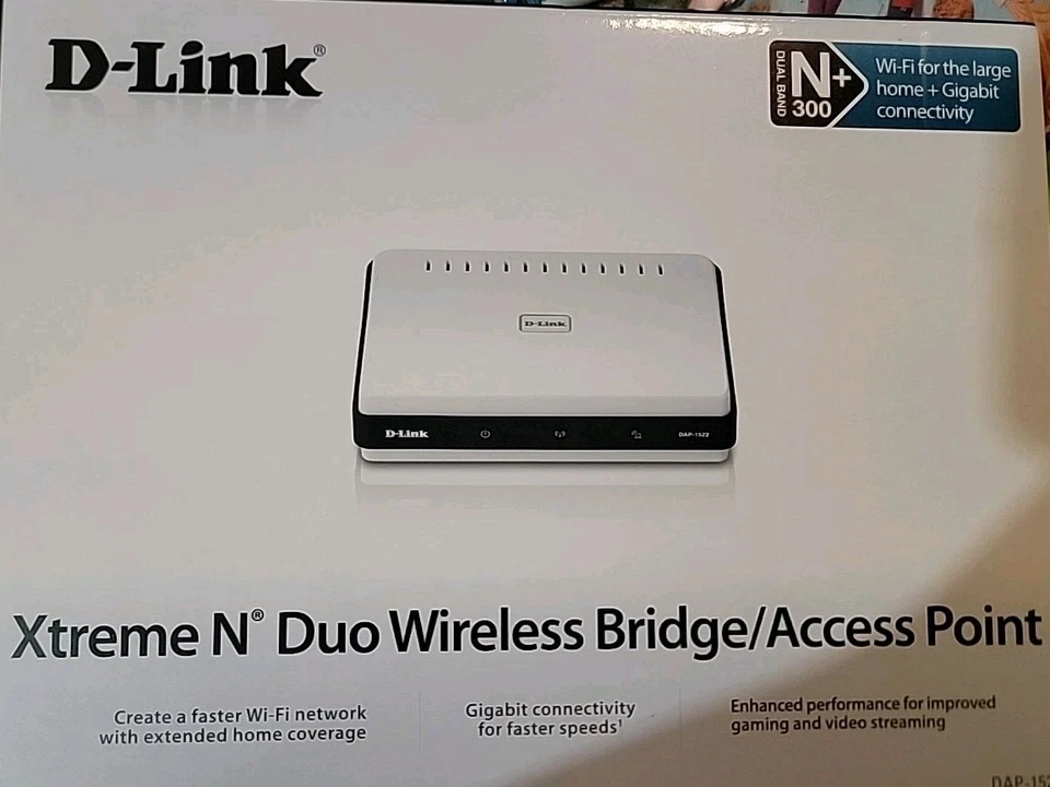 D-Link DAP-1522 Wireless Access Point / Bridge, Used and Working Condition - Image 1 of 1