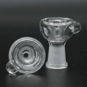 Bong de cachimba tabaco 10 mm tazón hembra burbuja deslizable de vidrio transparente de laboratorio - Imagen 1 de 2