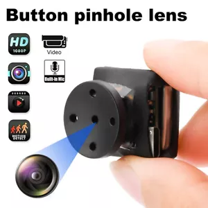 1080P HD Mini Botón Batería Incorporada Micro Cuerpo Cámara Grabadora de Video - Imagen 1 de 17