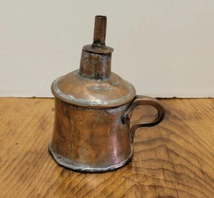 Vintage Handmade Copper Lamp Burner 5 " Primitives - Picture 1 of 7