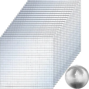 36000 Pieces Mirror Mosaic Tiles, 5 X 5 Mm Self Adhesive Mirror Stickers, Real G - Picture 1 of 2