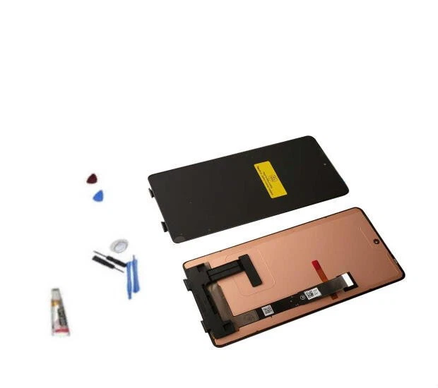 Original Motorola Edge 20 XT2143/20 Pro XT2153-1  LCD Display Touch Kleber black - Bild 1 von 1