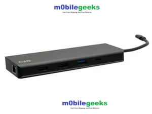 Estación de Acoplamiento C2G 54487 USB-C 9 en 1 Doble Pantalla - Entrega de Energía hasta 60W - Imagen 1 de 4