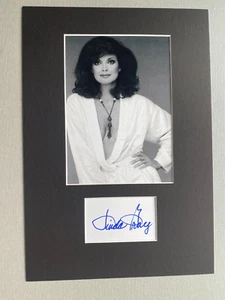 LINDA GRAY original signed Briefkarte/Passepartout 20x30 Autogramm - Bild 1 von 2