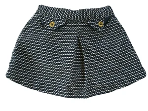 Janie and Jack Girls Skirt Navy Pickstitched Canvas 3-6 Months Seahorse Sails - Picture 1 of 8