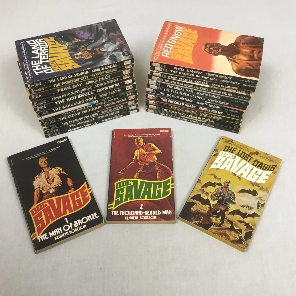 Doc Savage Vintage Bantam Books Kenneth Robeson Various Titles - Choose Books - Image 1 of 1