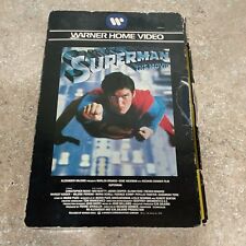 *WORKS* Superman the Movie BETA WCI Home Video Christopher Reeve, Marlon Brando