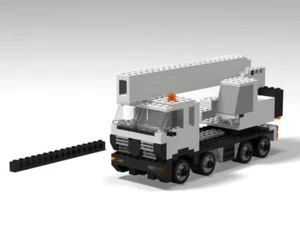 LEGO® PDF-Anleitung Kran Fahrzeug Unikat MOC Custom für LEGO©-Steine - Zdjęcie 1 z 1