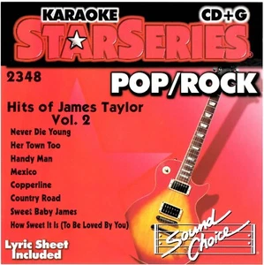 SOUND CHOICE STAR KARAOKE CD+G 2348 HARD TO FIND 8+8 JAMES TAYLOR v2 16 SONG cdg - Picture 1 of 2