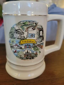 Taza de café vintage Virginia Souvenir Stein - Imagen 1 de 4
