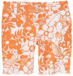 Gymboree TROPICAL BLOOM orange floral print shorts size 4 NWT - Picture 1 of 1