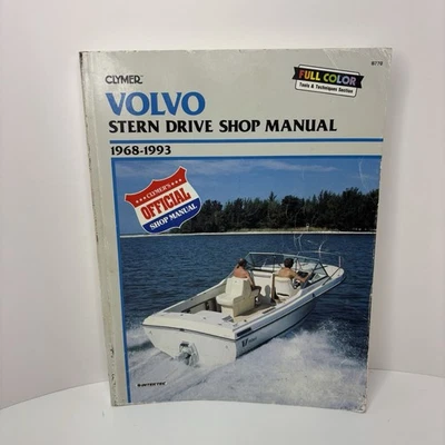 Manual de taller de servicio Volvo Stern Drive Clymer 1968-1993 # B770 Foto 1 de 4