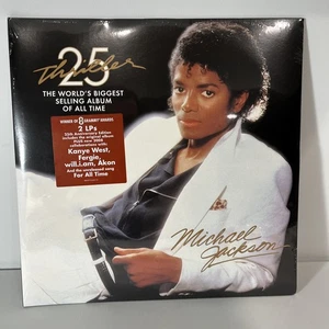 LP MICHAEL JACKSON Thriller 25th Anniversary (2 LPs Vinyl, 2008) NEW MINT SEALED - Foto 1 di 2
