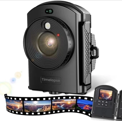 Outdoor Time Lapse Camera 1080P 2.4in LCD Full-color Recording Timelapse Camera - Image 1 of 3