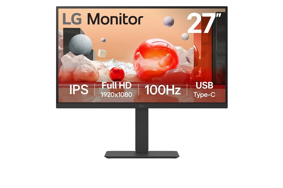LG 27BA650-B LCD-Monitor 68.6 cm (27") 1920 x 1080 Full HD (1080p) 100 Hz