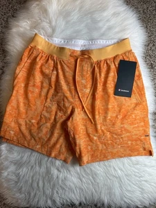Lululemon License to Train Linerless Short 7" M Ember Radiate Mango EMRM - Picture 1 of 5